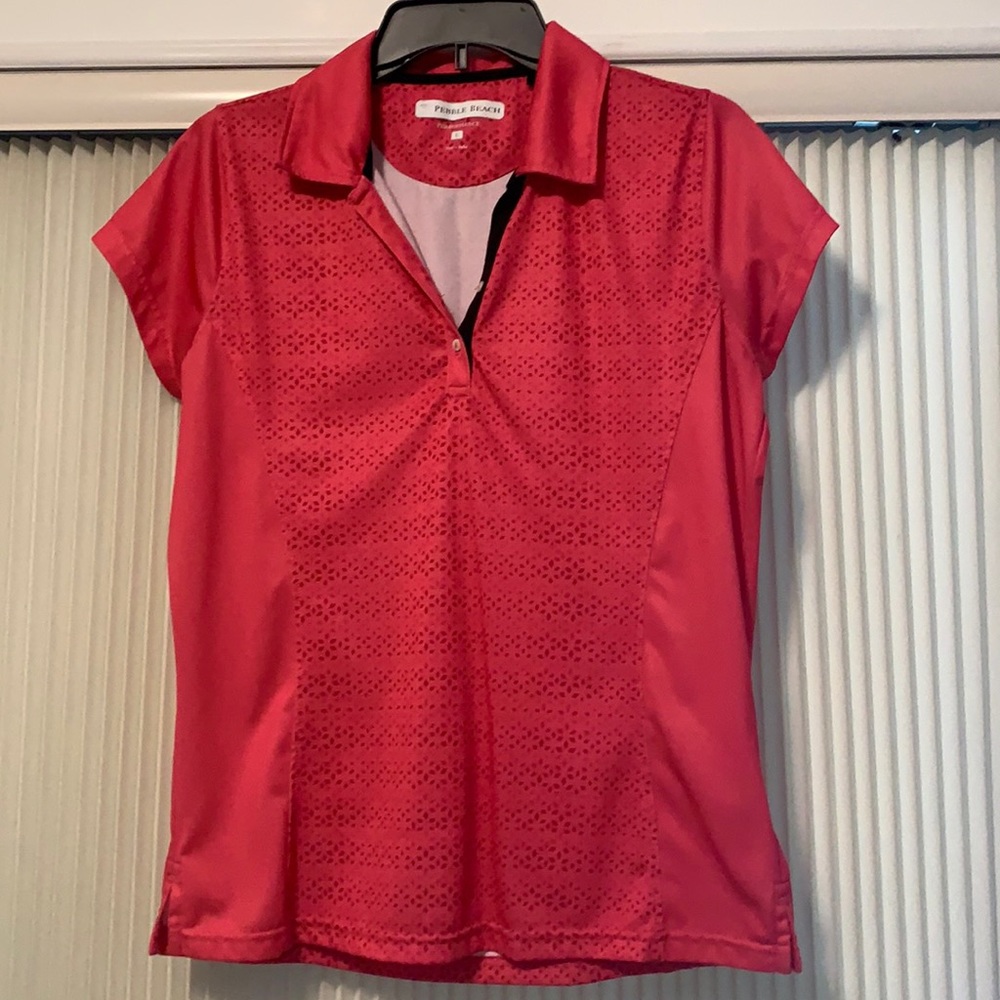 Pebble Beach Pink Polo
